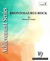 Brontosaurus Rock Concert Band sheet music cover